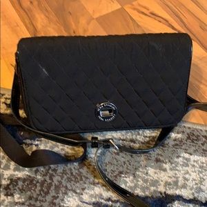Black Vera Bradley Quilted Crossbody